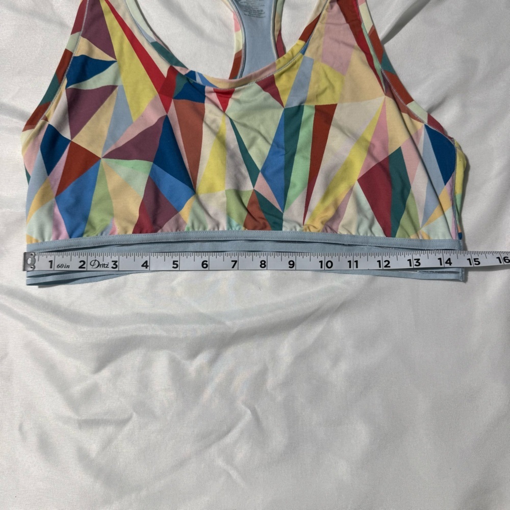 NWT Knix Model Lounge Bra – XXL – Love Triangle Print – Pull-On Comfort - Picture 11 of 12